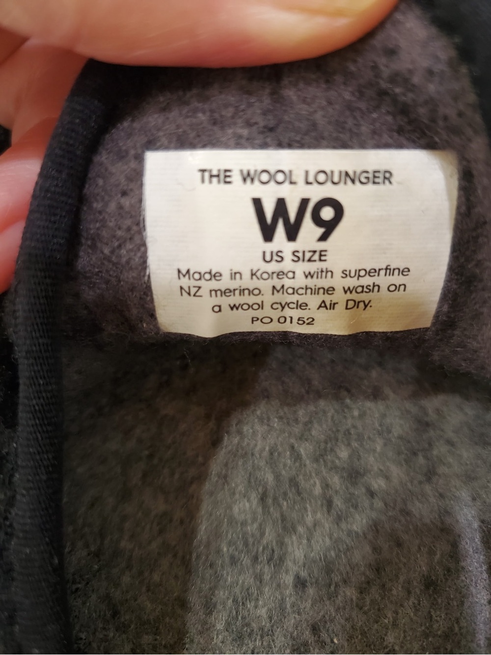 The Wool Lounger W9 Women's Wool Slipper - Gray